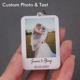 Personalized Colors Keychain Photo Car Keyrings