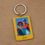 Personalized Colors Keychain Photo Car Keyrings