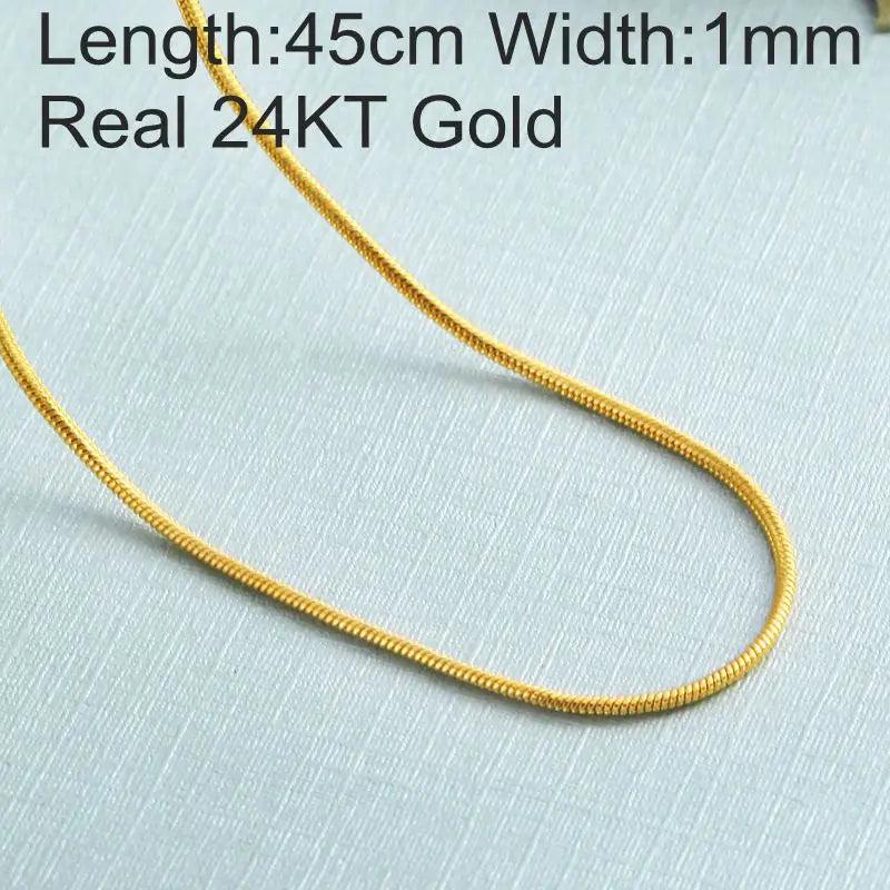 European Wedding Gift Snake Wave Twisted Box Chain Necklace