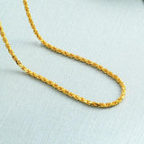 European Wedding Gift Snake Wave Twisted Box Chain Necklace