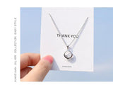 Austrian Literary Crystal Pendant Necklace