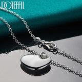 925 Silver Heart Necklace Wedding Jewelry