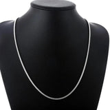 925 Sterling Silver 3mm Snake Chain Necklace Bracelet Wedding Engagement Jewelry