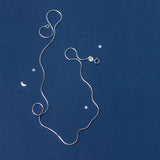 MloveAcc 925 Sterling Silver Basic Chain Necklace