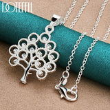925 Silver Tree Pendant Necklace 18-30 Inch Chain
