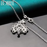 925 Silver Tree Pendant Necklace 18-30 Inch Chain