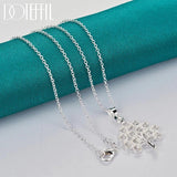 925 Silver Tree Pendant Necklace 18-30 Inch Chain