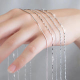 Romantic S925 Sterling Silver Choker Necklace Gift For Women
