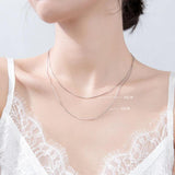 Romantic S925 Sterling Silver Choker Necklace Gift For Women