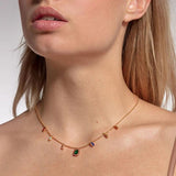 Colorful Beaded Necklace Bohemian Tassel Chain Jewelry