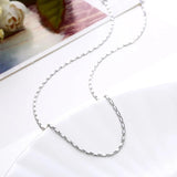 925 Sterling Silver Charm Link Chain Necklaces w/ Lobster Clasps 16-30 Inch