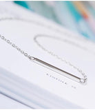 925 Silver Geometry Pendant Necklace Gift