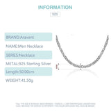 925 Sterling Silver Chain Link Necklace For Men Women