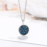 925 Silver Crystal Fragment Star Necklace for Women