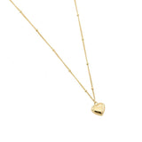 925 Sterling Silver Heart Pendant Necklace Round Jewelry For Women