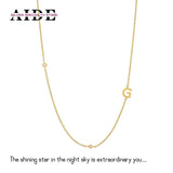 925 Silver Zircon Pendant Necklace For Women Choker Jewelry Birthday Gift