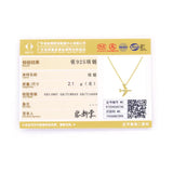 925 Silver Airplane Pendant Necklace For Women Girls Birthday Gift
