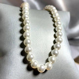 Elegant Shell Pearl Necklace S925 Sterling Silver 32-135cm Length