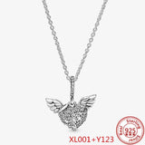 925 Sterling Silver Cable Chain Necklace Charm Pendant Bead Women DIY