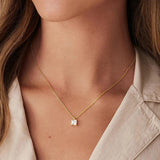 925 Silver Zircon Pendant Necklace
