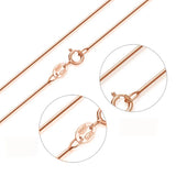 Trustdavis 925 Silver Snake Chain Necklace For Women DC01