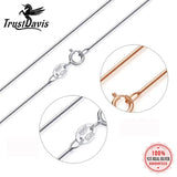 Trustdavis 925 Silver Snake Chain Necklace For Women DC01