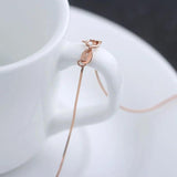 Trustdavis 925 Silver Snake Chain Necklace For Women DC01