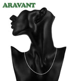 925 Silver 1MM Snake Chains Women Necklaces Gift