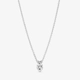 925 Silver Family Always Pansy Flower Pendant Necklace DIY Jewelry
