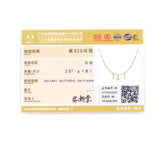 S925 Silver Star Moon Pendant Necklace Jewelry Collar