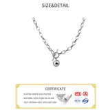 925 Silver Vintage Cross Pendant Necklace Choker for Women