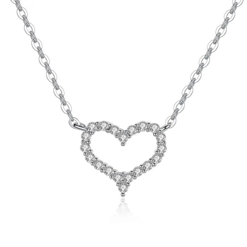 Heart Zircon Necklace & Pendant for Women