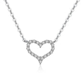 Heart Zircon Necklace & Pendant for Women