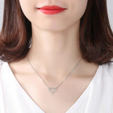 Heart Zircon Necklace & Pendant for Women