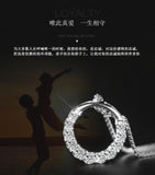 925 Silver Round zircon Necklace