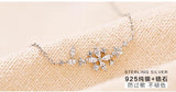 925 Silver Flower Necklace for Women