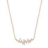925 Silver Flower Necklace for Women