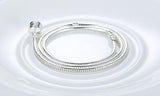 Silver Charm Necklace Snake Chain Pendant Necklaces For Women