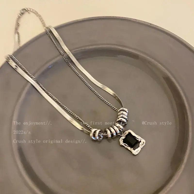 925 Sterling Silver Pendant Necklace 20 inch Women Girls Jewelry Gift N27