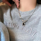 925 Sterling Silver Pendant Necklace 20 inch Women Girls Jewelry Gift N27