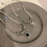 925 Sterling Silver Pendant Necklace 20 inch Women Girls Jewelry Gift N27