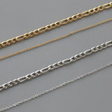 Vintage 18k Plated Double Necklaces for Women and Men
