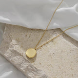 Ginkgo Pendant Necklace Freshwater Pearl Stainless Steel Chain Female Jewelry