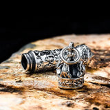 Shurangama Charm Pendant Amulet Necklace for Men and Women Key Chain