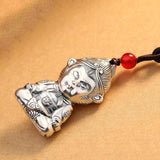Monkey King Pendant with Hanging Rope