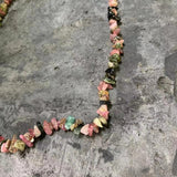 Natural Tourmaline Choker Necklace Gemstone Women High Jewelry