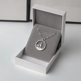 Hot Couple Silver Love Pendant Necklace X225