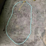 Natural Apatite Choker Necklace Gemstone Women High Jewelry