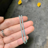 Natural Apatite Choker Necklace Gemstone Women High Jewelry