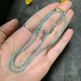 Natural Apatite Choker Necklace Gemstone Women High Jewelry